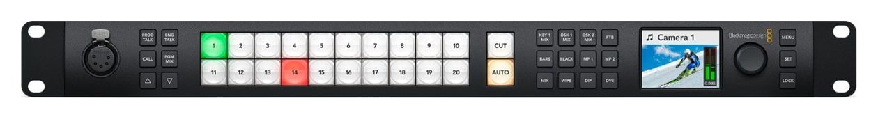 ATEM 2 M/E Constellation HD – Control panel right on the front
