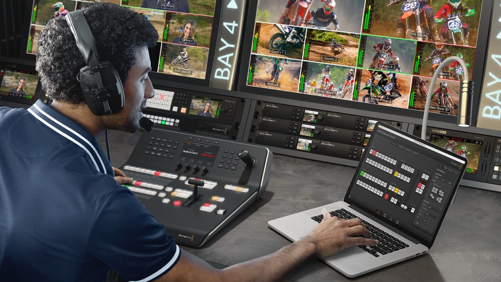 ATEM 4 M/E Constellation HD – Software and hardware panels