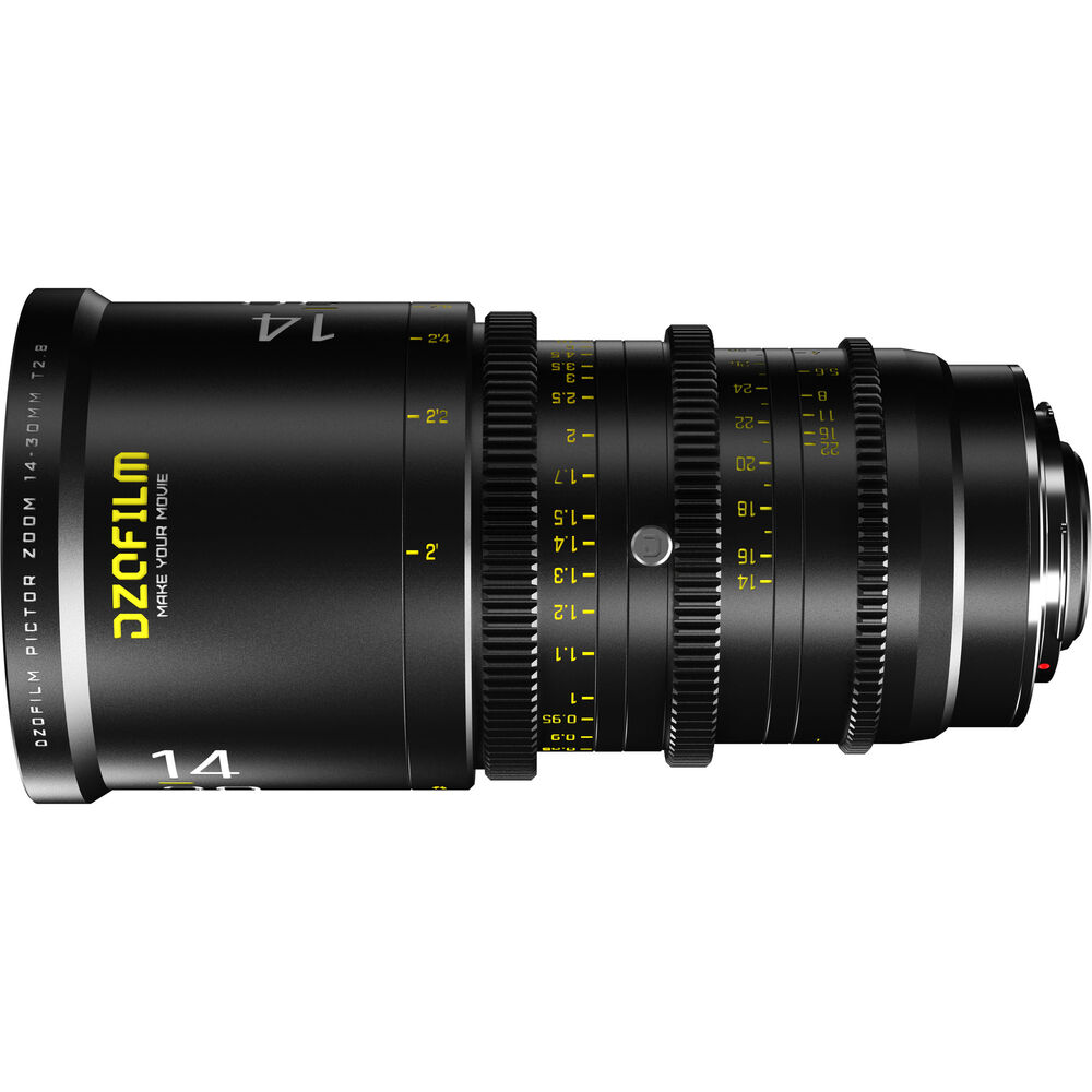 Lens detail DZOFILM Pictor 14–30mm T2.8