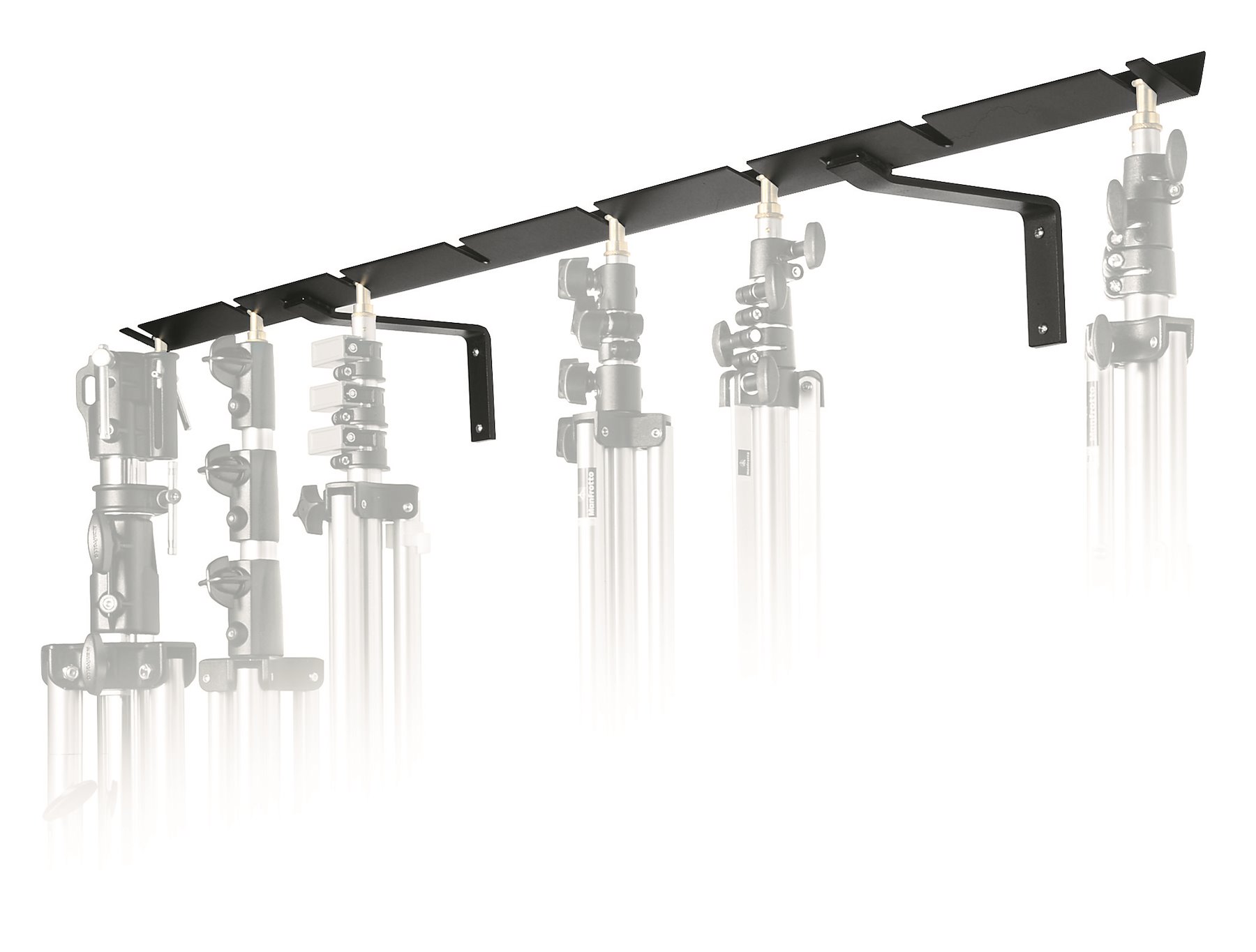 Manfrotto 027 – Wall-Mounted Holder for 8 Light Stands