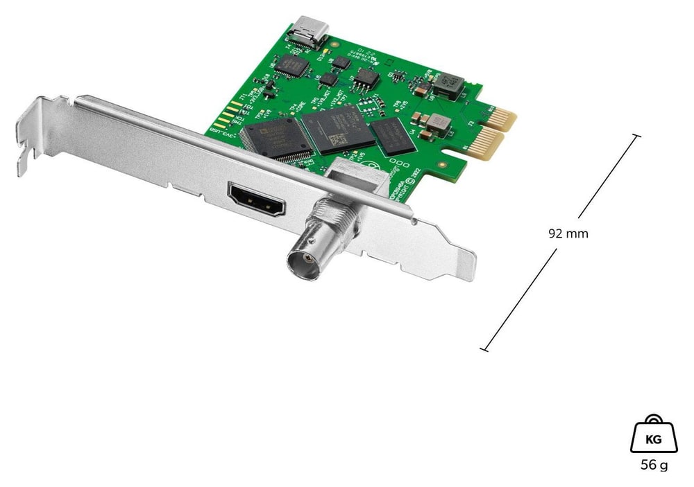 DeckLink Mini Recorder HD – Low profile, two brackets
