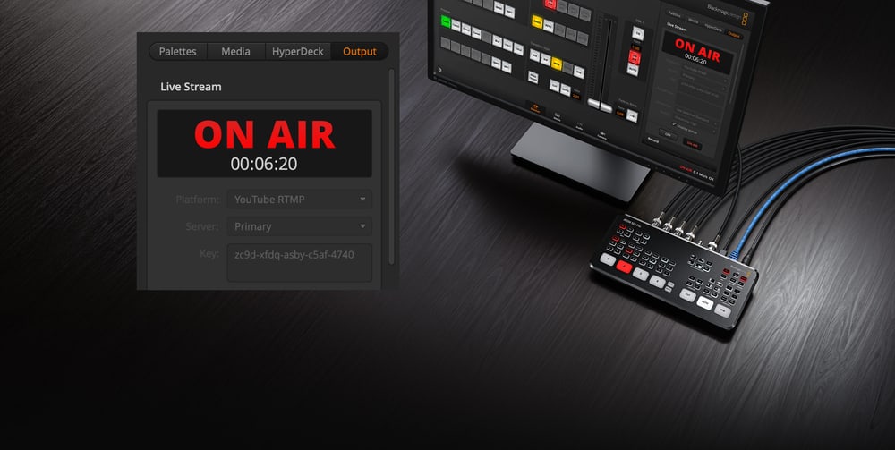 ATEM SDI Pro ISO – Live streaming directly via Ethernet