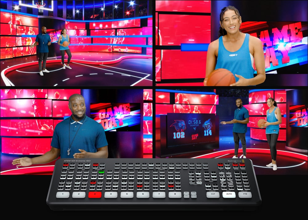 ATEM SDI Extreme ISO – Virtual sets with four keyers
