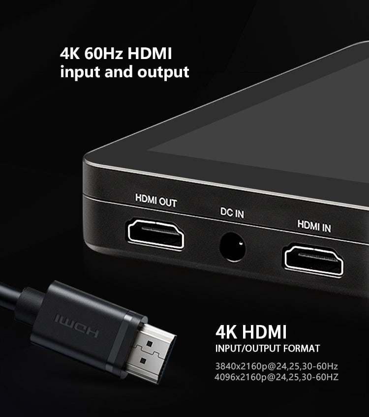 Desview U6 – HDMI 2.0 Input and Output