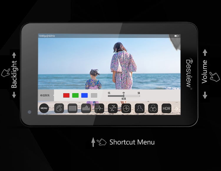 Desview U6 – Shortcut Menu