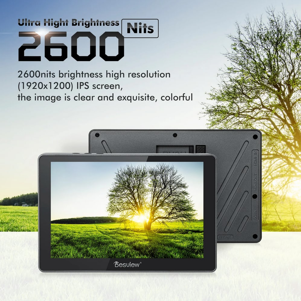 2600 nits and 1920 × 1200 resolution