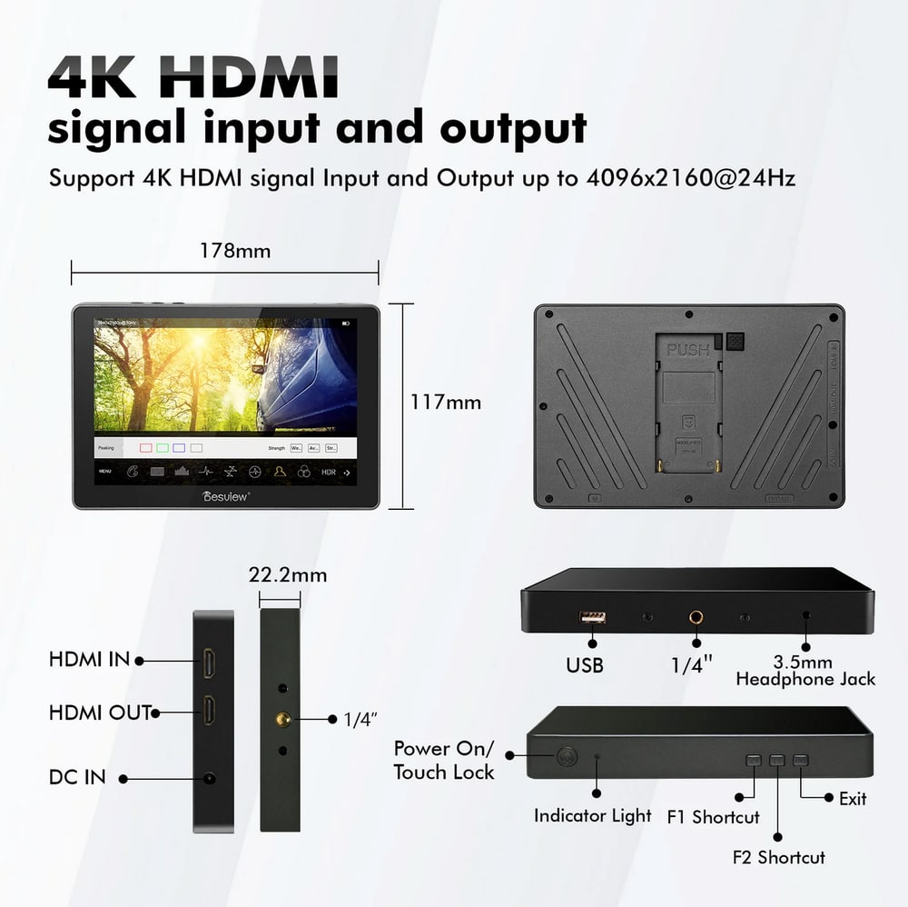 4K HDMI input and output