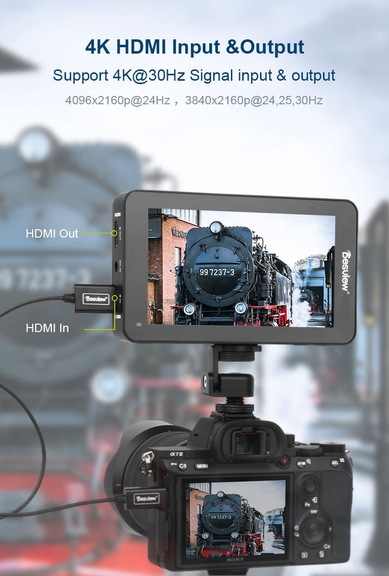 4K HDMI in/out and headphone jack