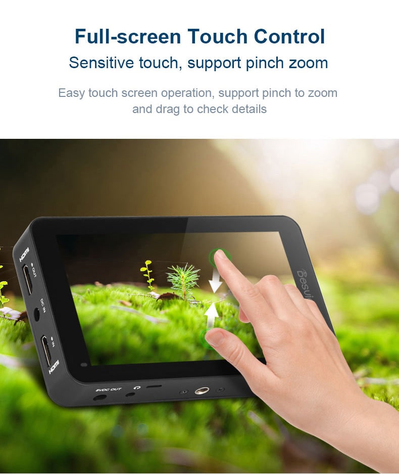 Full-screen touch control