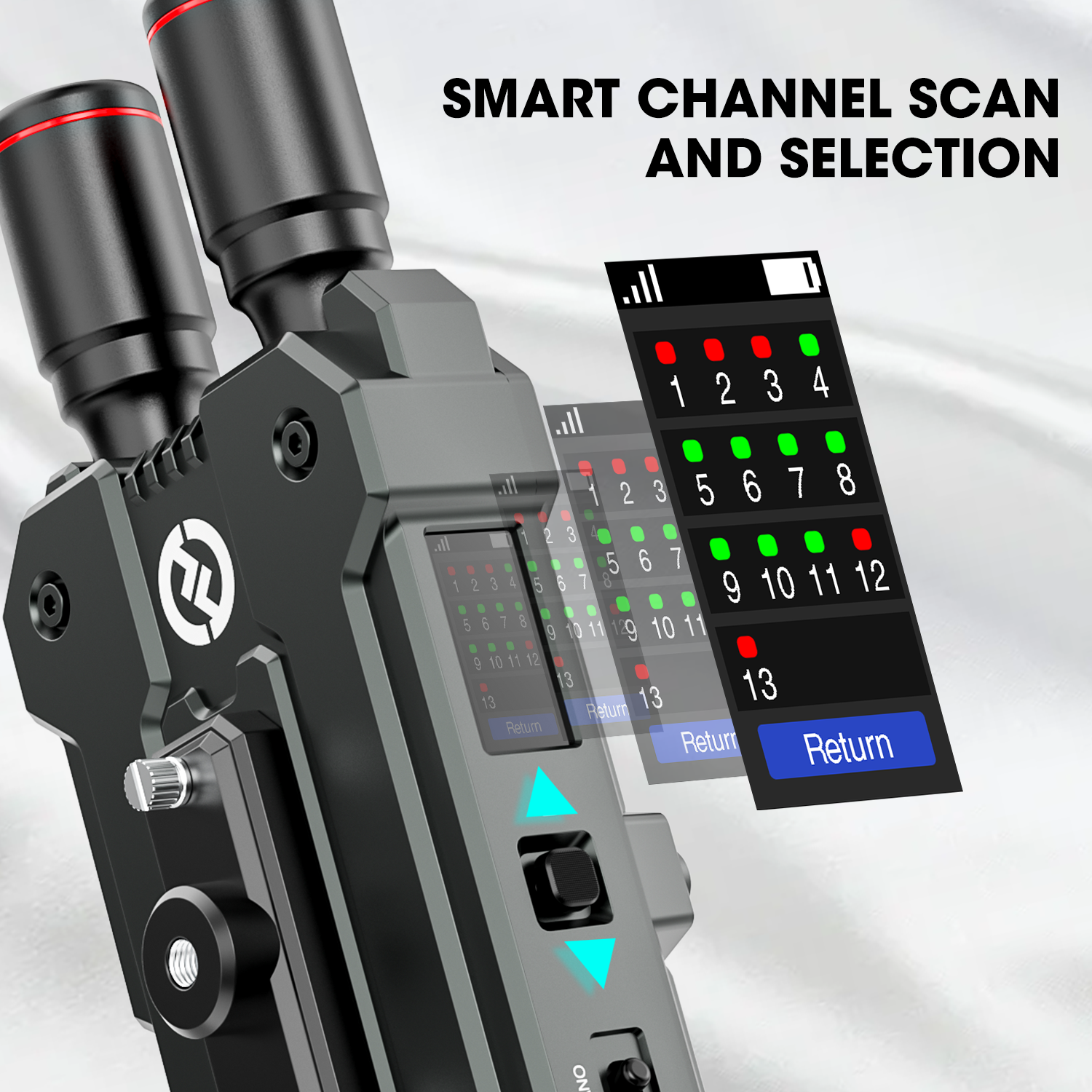 Mars 4K smart channel scan infographic