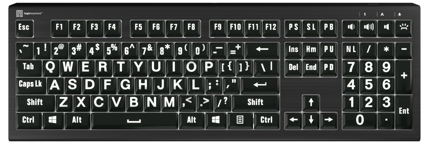 Large, legible characters