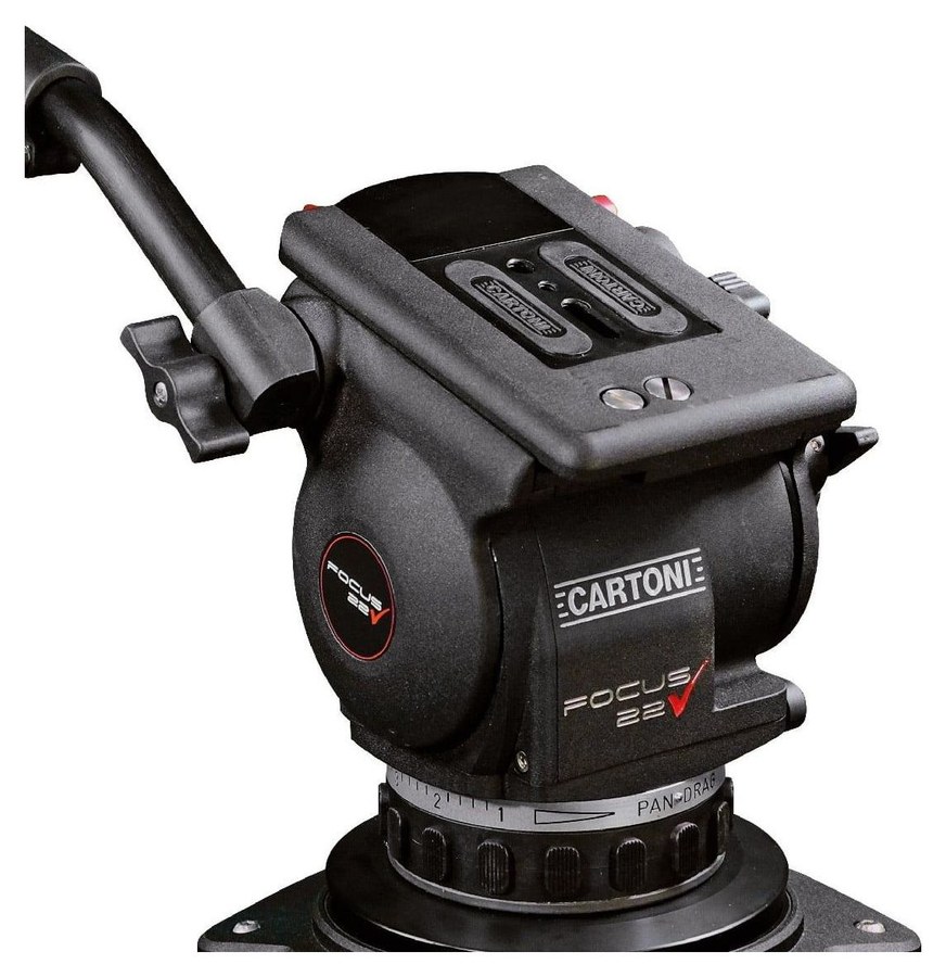 Cartoni Focus 22 EFP 2-St CF System MS – Focus 22 fluid head