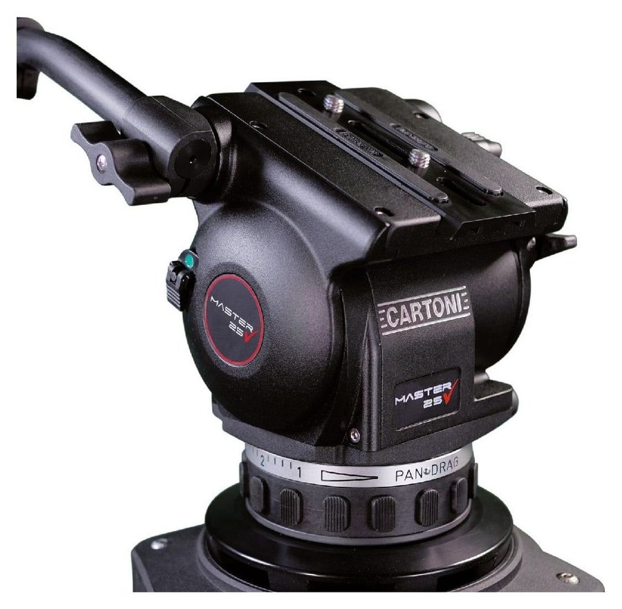 Cartoni Master 25 Studio 2-St CF System – Master 25 fluid head