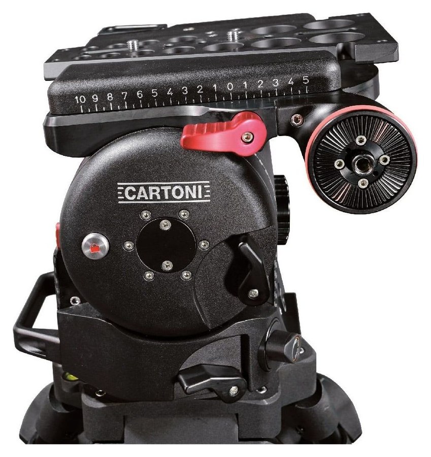 Cartoni Master 65 – Controls on the sides