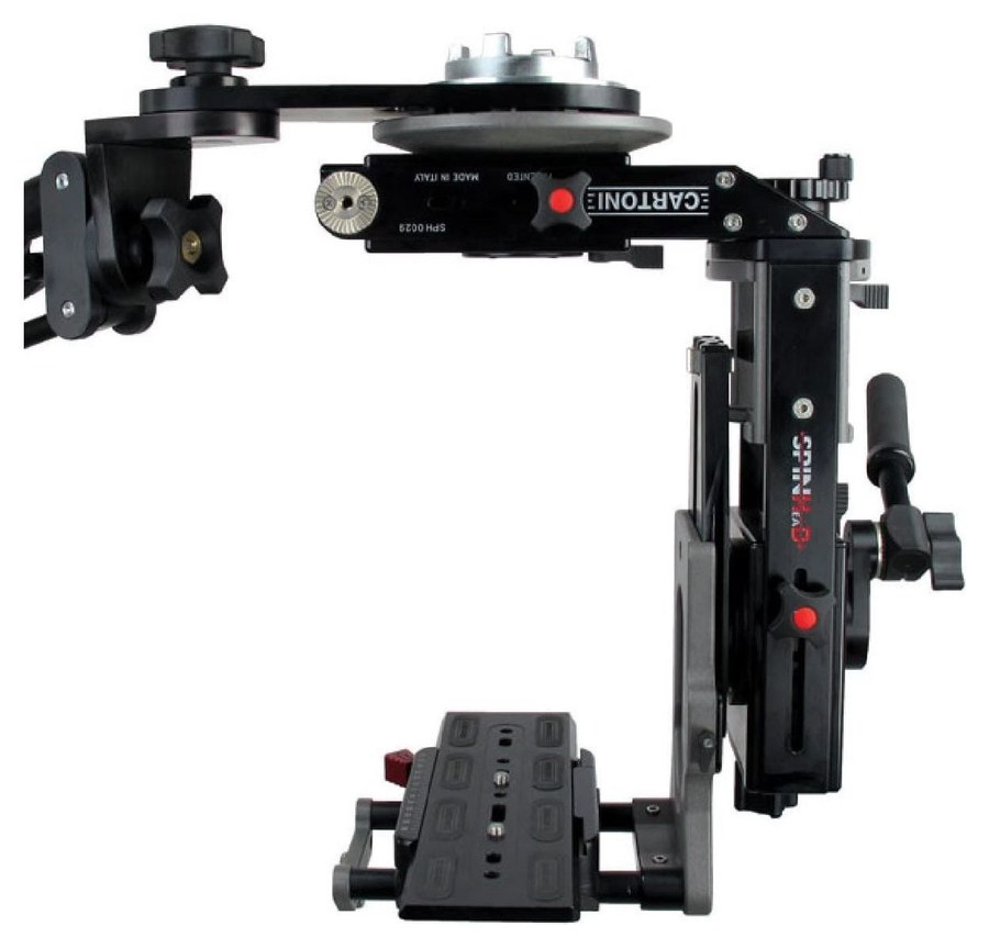Cartoni Spinhead Cine Style Slide – Camera offset from the axis