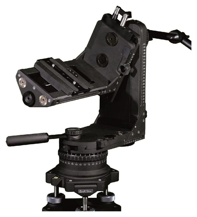 Cartoni Lambda 50 Nodal Head – Head with pan bar