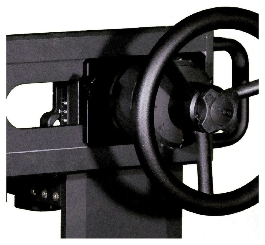 Cartoni Lambda 50 Third Axis – Hand wheel close-up