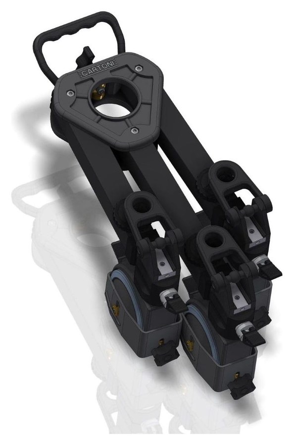 Cartoni D834/A Standard Extendable Dolly – Folded dolly