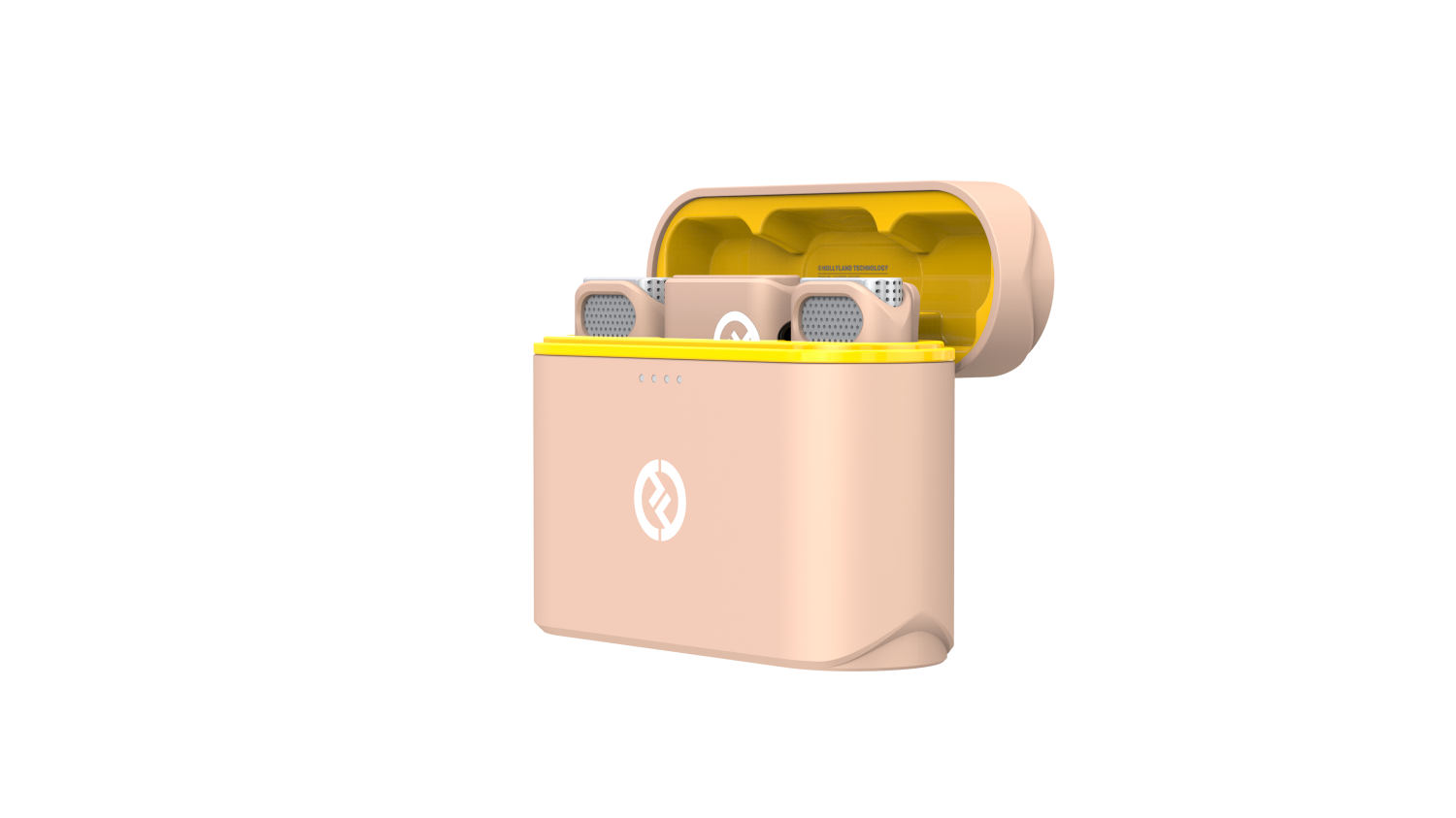 Pink LARK M1 Duo with charging case