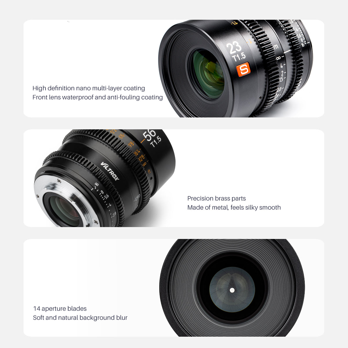 Viltrox S cine construction details