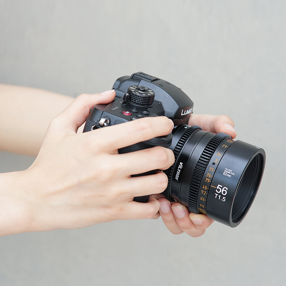 Viltrox S 56mm on an MFT camera