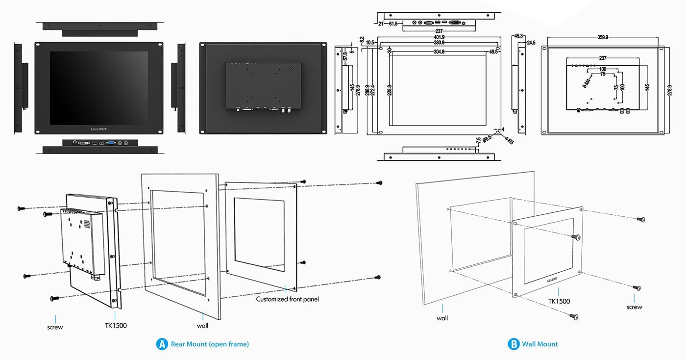 Lilliput TK1500-NP/C – infographic 1