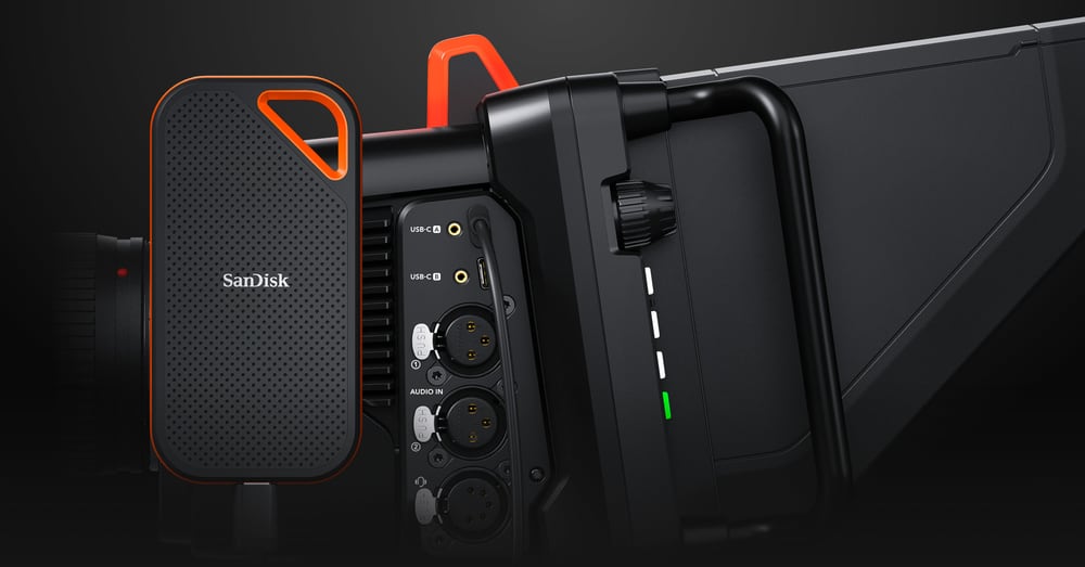 Blackmagic Design Studio Camera 6K Pro – Blackmagic RAW recording to USB disks