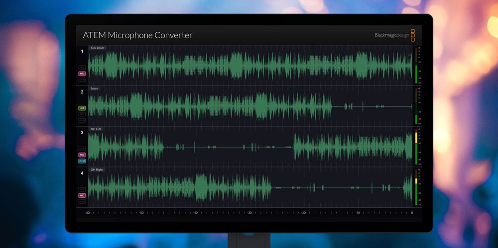 ATEM Microphone Converter – Monitoring on HDMI