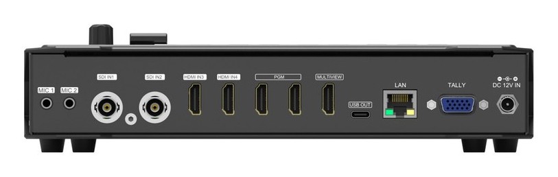 AVMATRIX HVS0403U – Rear-panel connectors