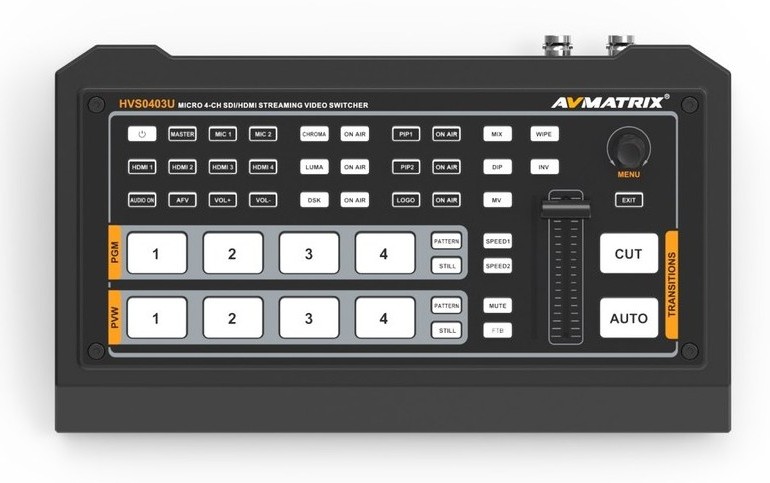 AVMATRIX HVS0403U – Control panel