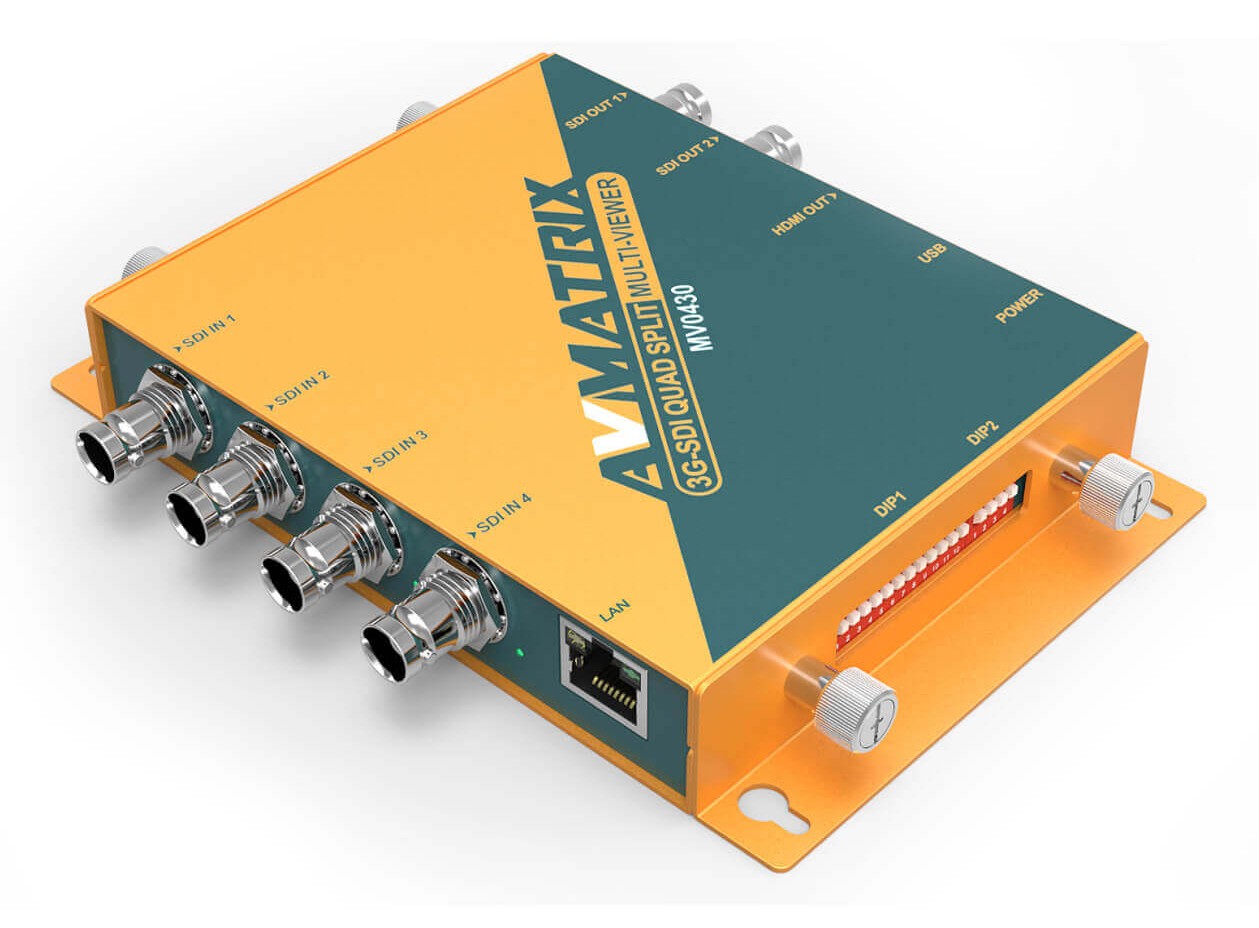 AVMATRIX MV0430 – DIP switches on the body