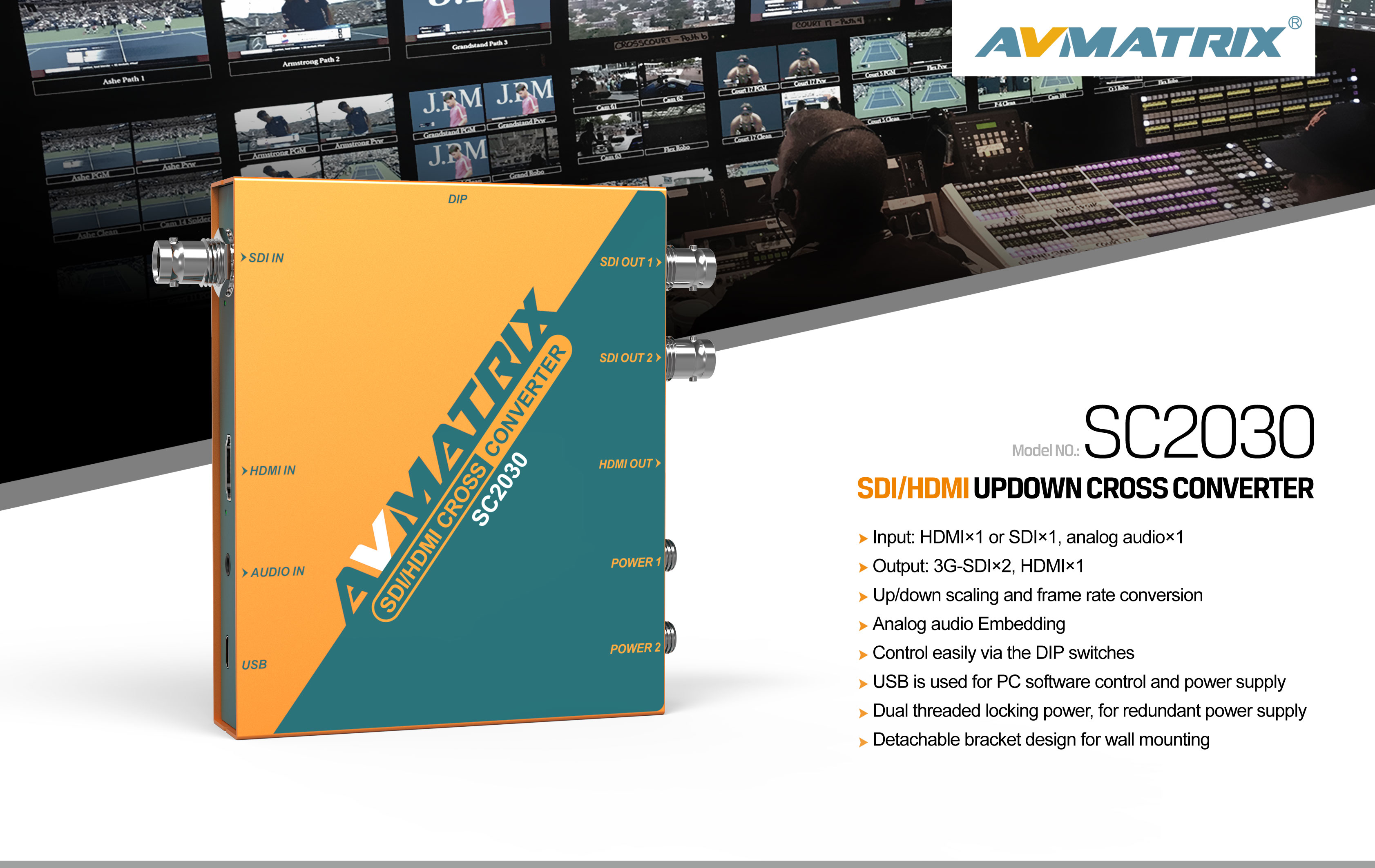 AVMATRIX SC2030 – English infographic 1