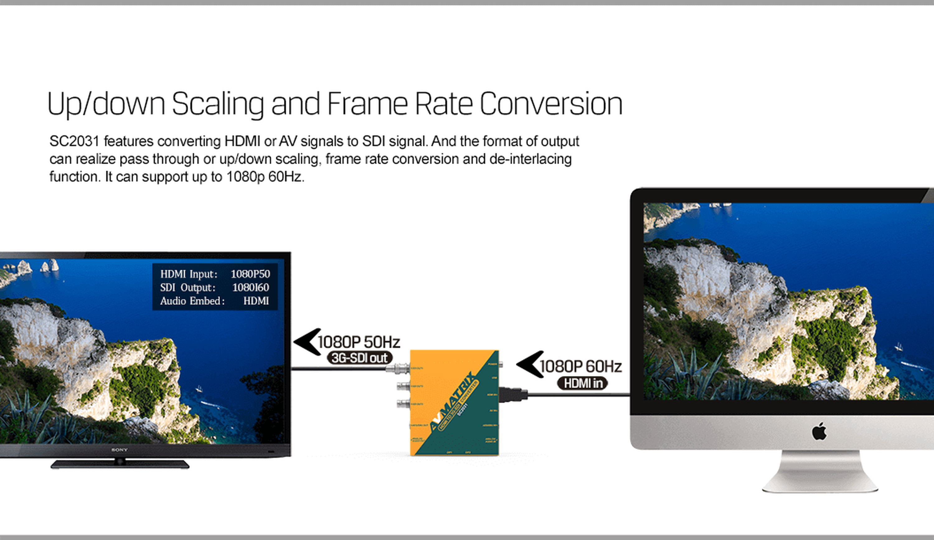 AVMATRIX SC2031 – infographic