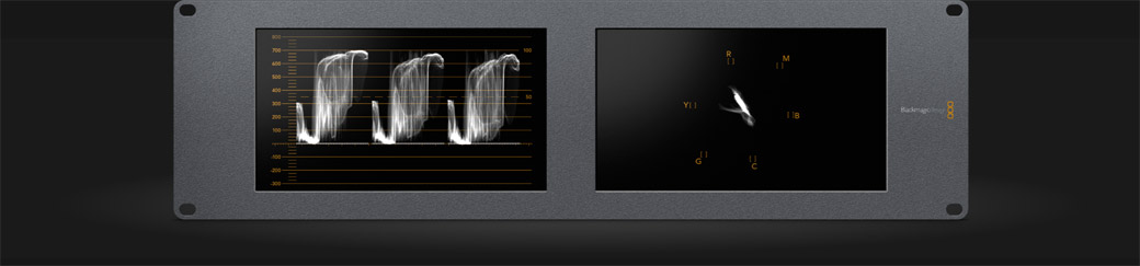 Waveform, vectorscope and audio analysis