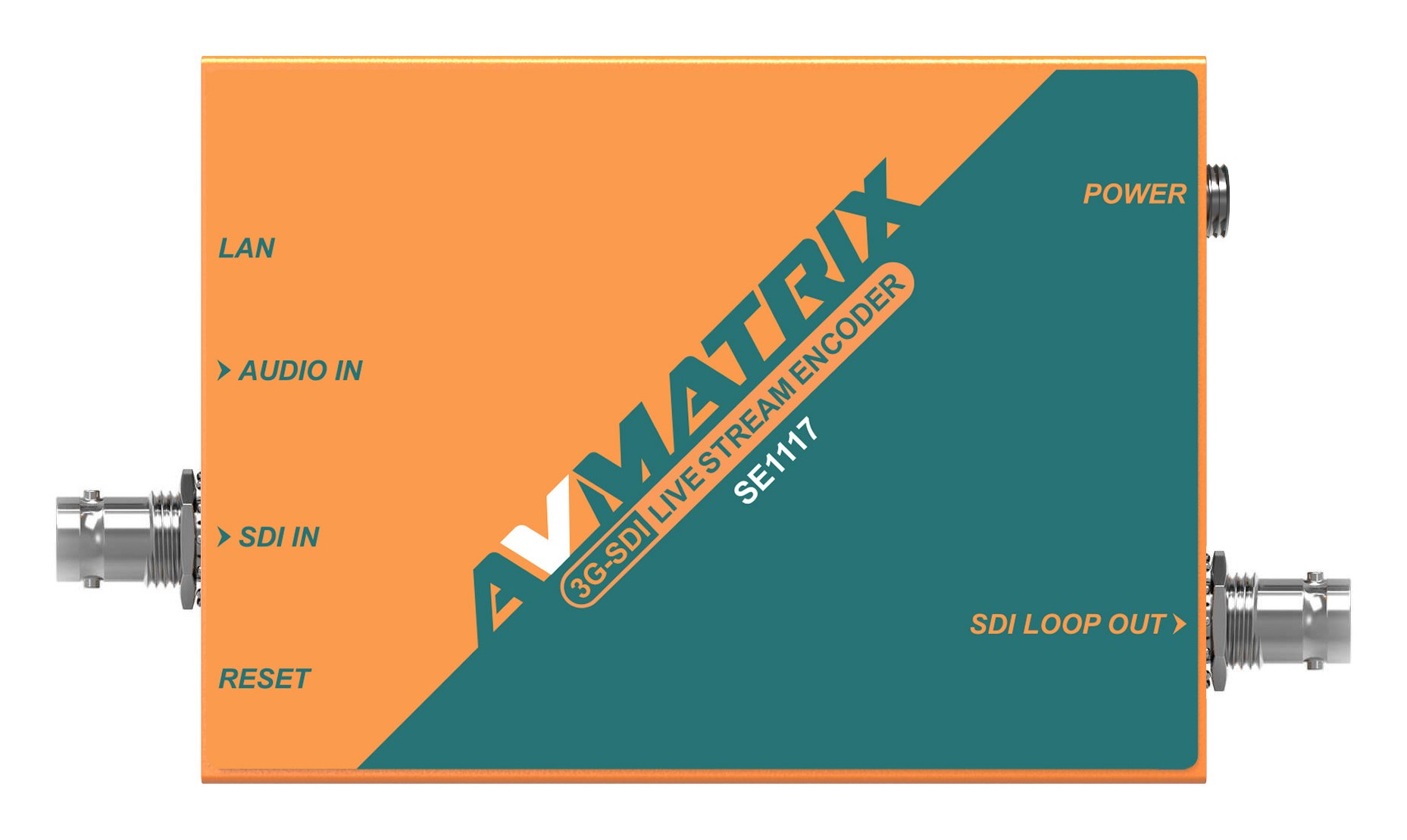 AVMATRIX SE1117 – Labelled connectors on top