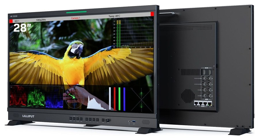 Lilliput Q28 SFP Optical Module – The SFP+ slot on the monitor