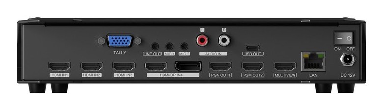 AVMATRIX HVS0401U – Rear-panel connectors