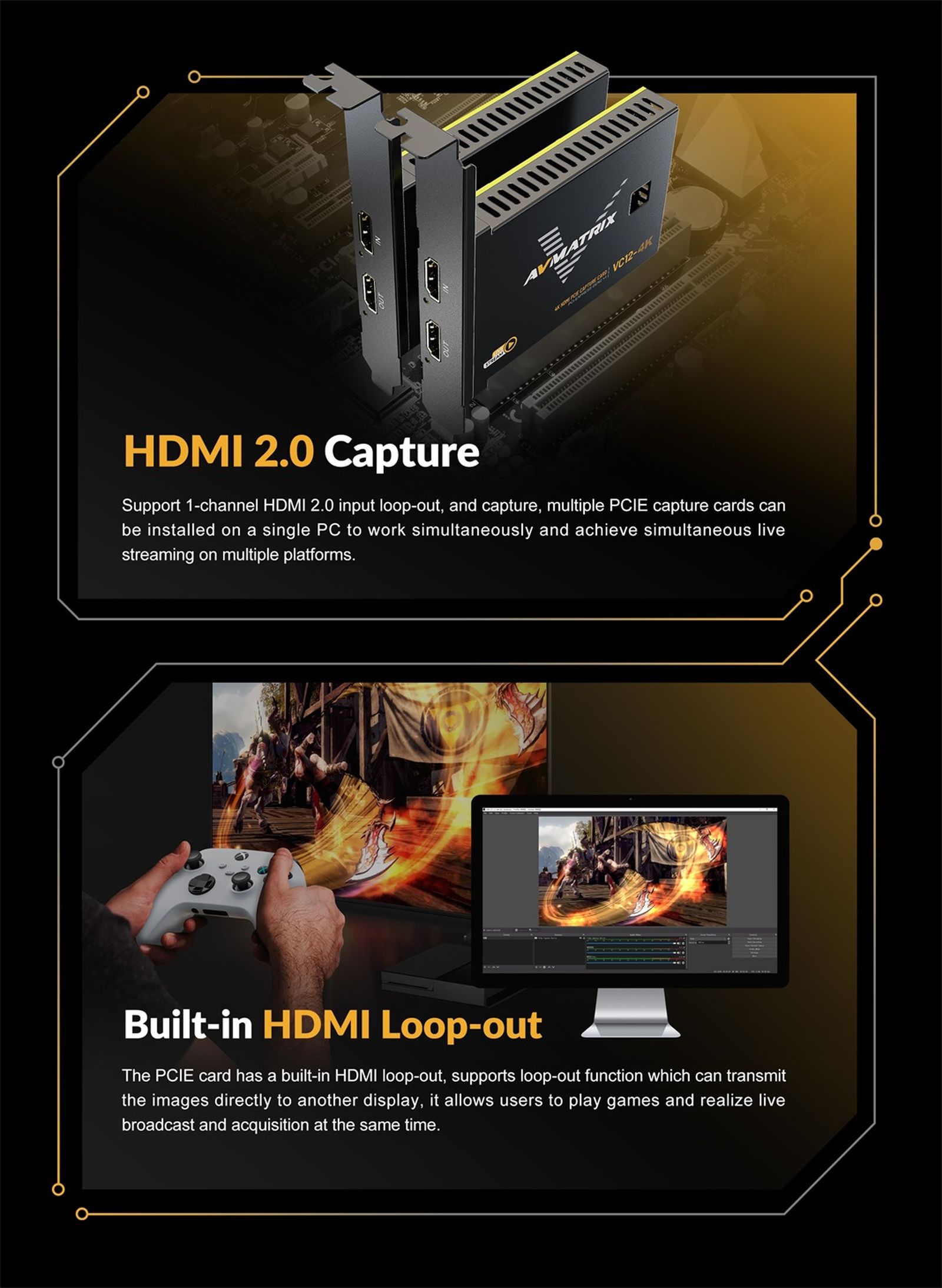AVMATRIX VC12-4K – infographic