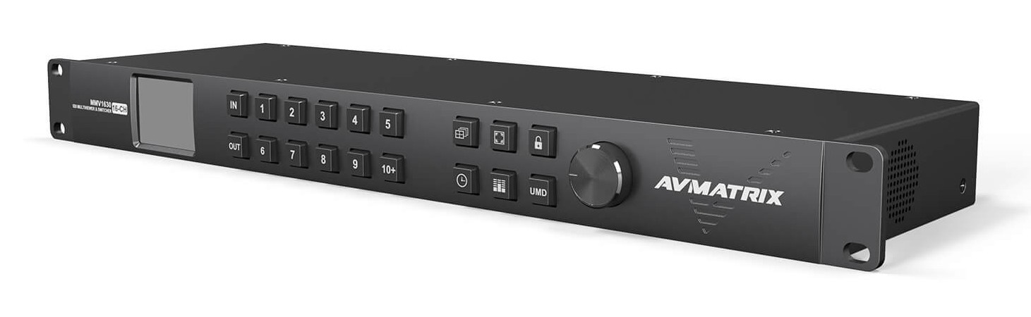 AVMATRIX MMV1630 – Front panel