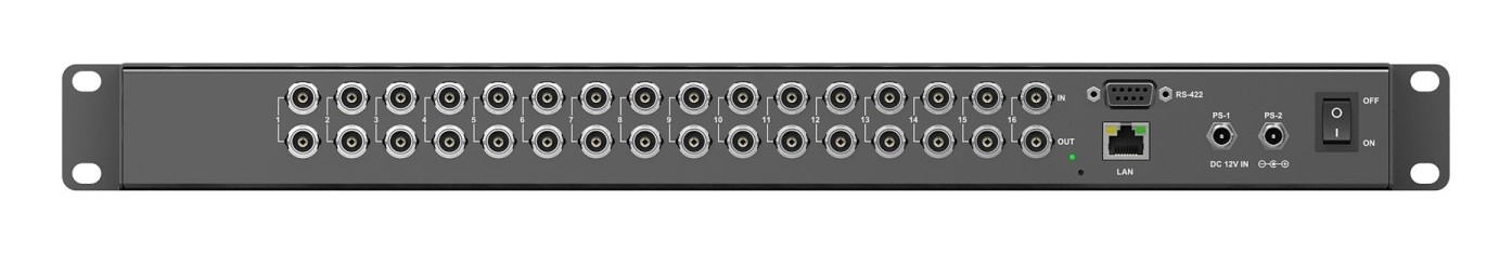 AVMATRIX MSS1611S – Rear-panel connectors