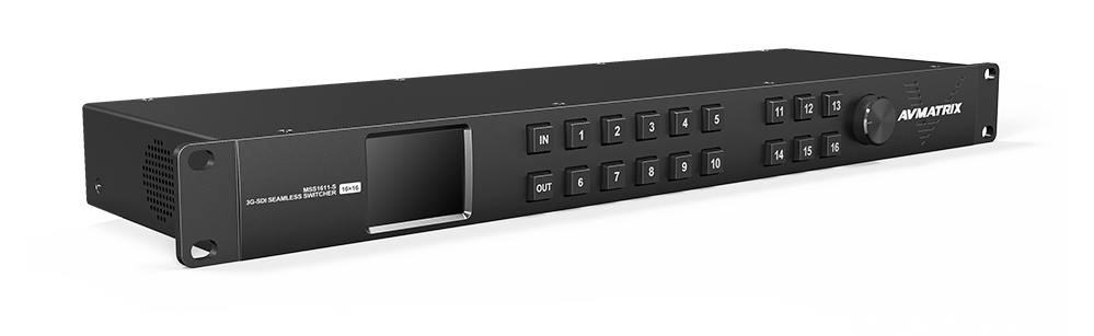 AVMATRIX MSS1611S – Metal front panel