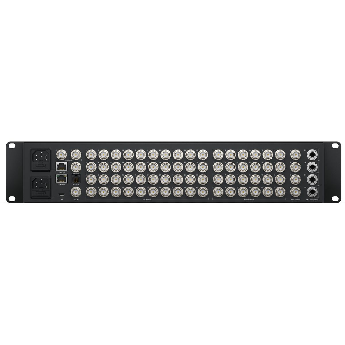 ATEM 4 M/E Constellation 4K – rear connections