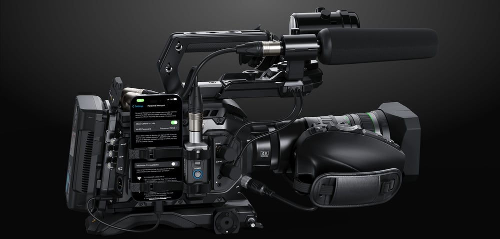 Blackmagic Design URSA Broadcast ENG Kit – A handle for handheld work