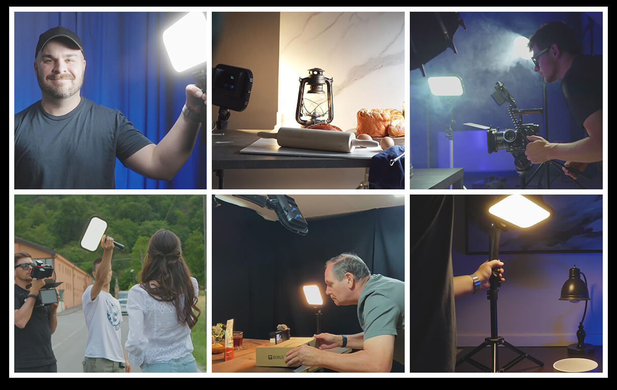 Scenarios Live streaming, video conference, face fill light, interview, motion shooting, etc.