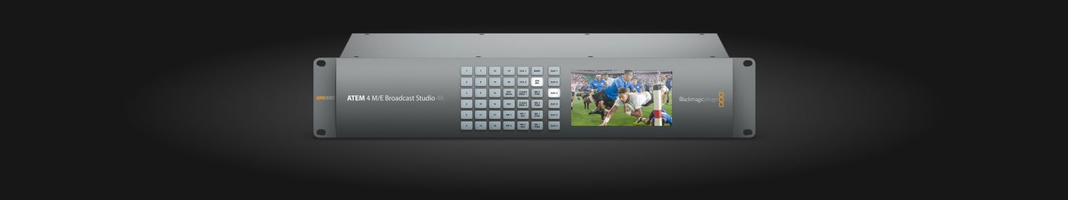 New ATEM 4 M/E Broadcast Studio 4K