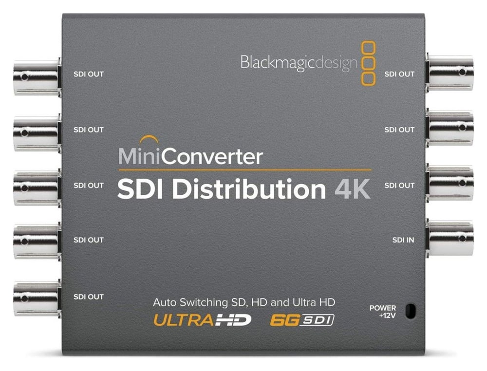 Mini Converter SDI Distribution 4K – Eight SDI outputs for the whole facility