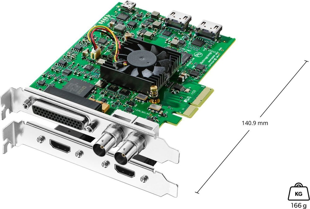 DeckLink Studio 4K – Dimensions and installation