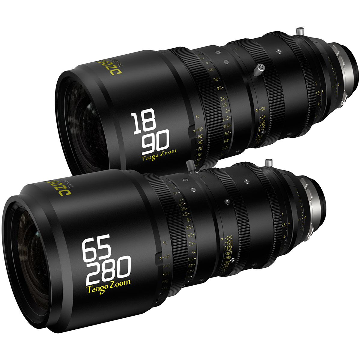 DZOFILM Tango 18–90 mm and 65–280 mm lens bundle
