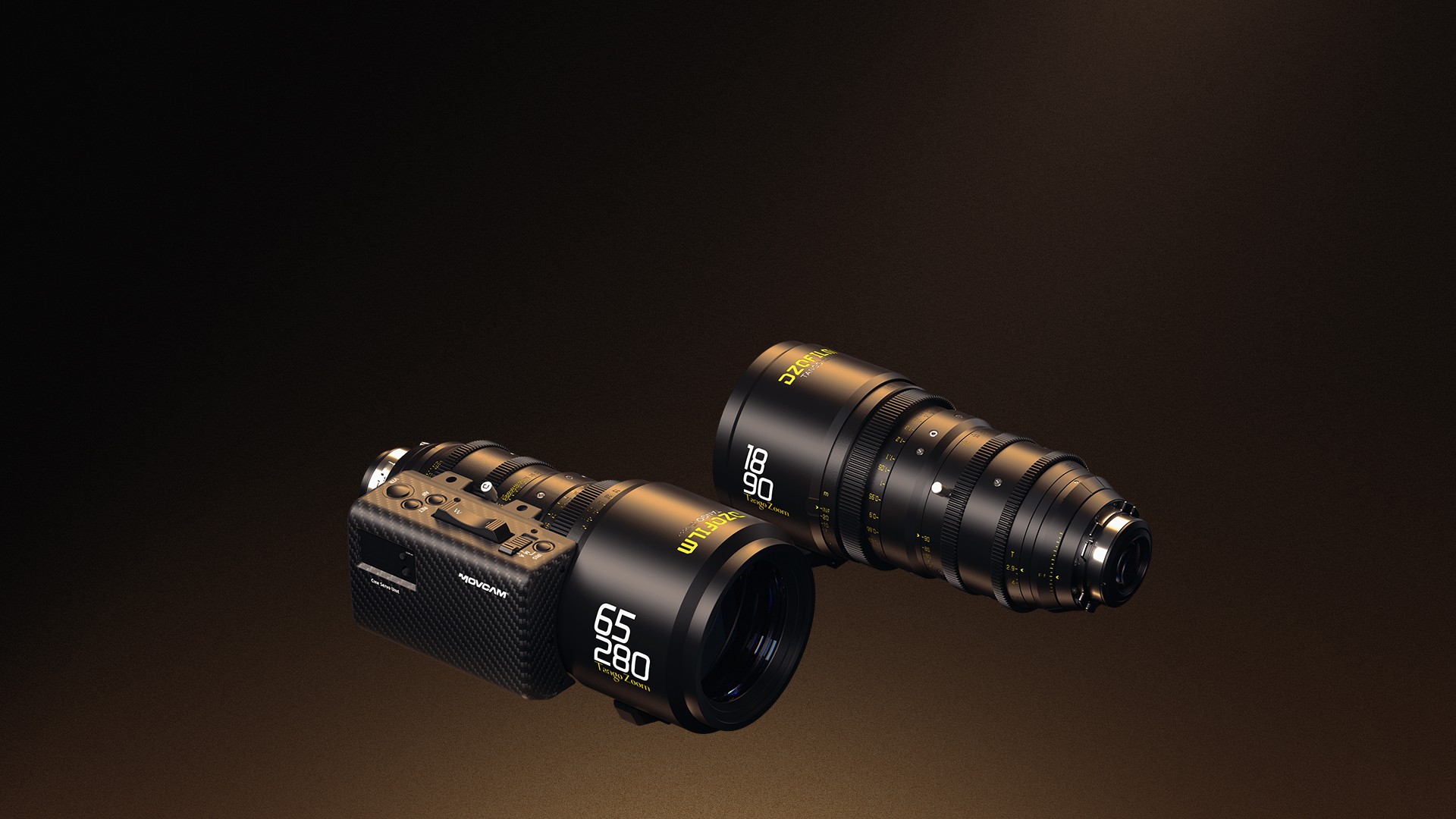DZOFILM Tango cinema zooms in use