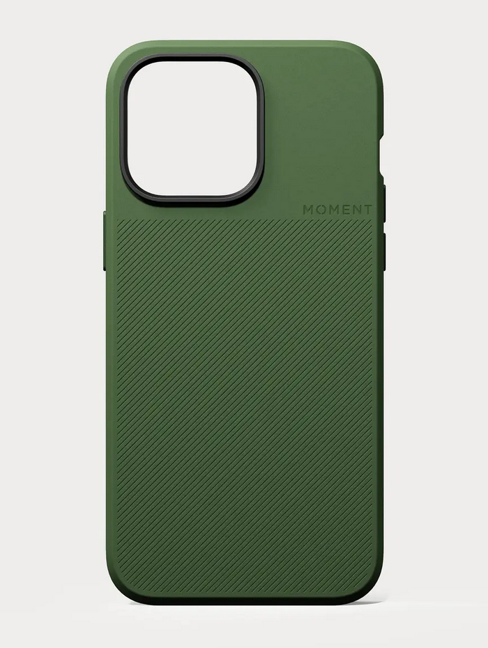 Moment Camera Case for iPhone 15 Pro Max in Olive Green